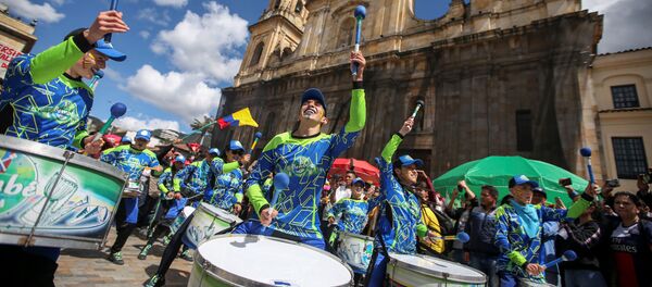 Protestas en Bogotá, Colombia - Sputnik Mundo