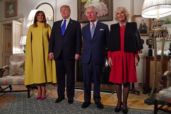 Melania vestida de polilla y las imágenes más hilarantes del 70 aniversario de la OTAN Melania vestida de polilla y las imágenes más hilarantes del 70 aniversario de la OTAN - Sputnik Mundo