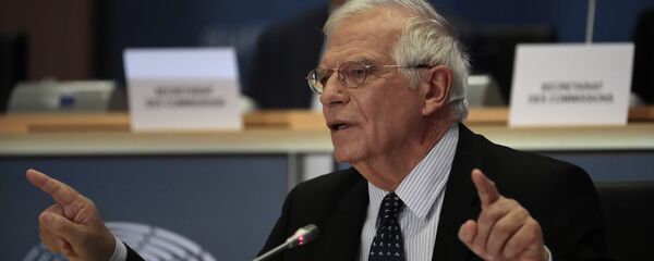 Josep Borrell, el jefe de la diplomacia de la UE Josep Borrell, el jefe de la diplomacia de la UE - Sputnik Mundo