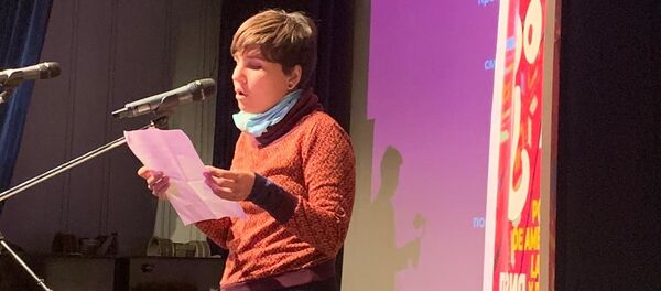 Jamila Medina Ríos en la XI edición del Festival internacional 'Bienal de Poesía en Moscú' - Sputnik Mundo