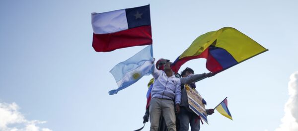 Protestas en Colombia - Sputnik Mundo