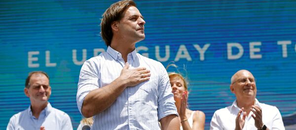 Luis Lacalle Pou, presidente electo de Uruguay - Sputnik Mundo