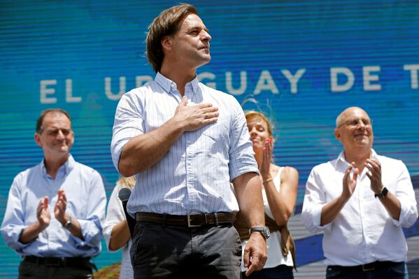 Luis Lacalle Pou, presidente electo de Uruguay Luis Lacalle Pou, presidente electo de Uruguay - Sputnik Mundo
