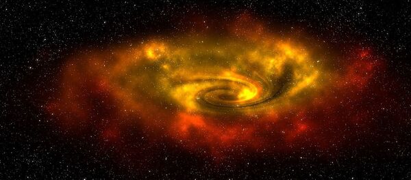 Una galaxia, imagen referencial - Sputnik Mundo