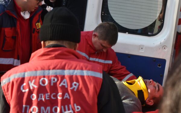 Incendio en un instituto de Odesa, Ucrania  - Sputnik Mundo