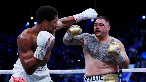 Anthony Joshua y Andy Ruiz - Sputnik Mundo