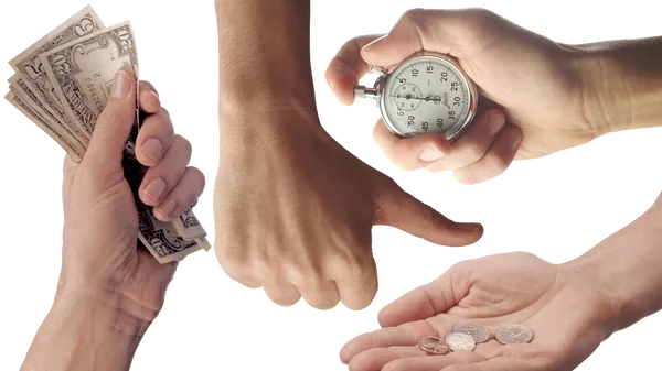 Dinero y tiempo (imagen referencial) - Sputnik Mundo