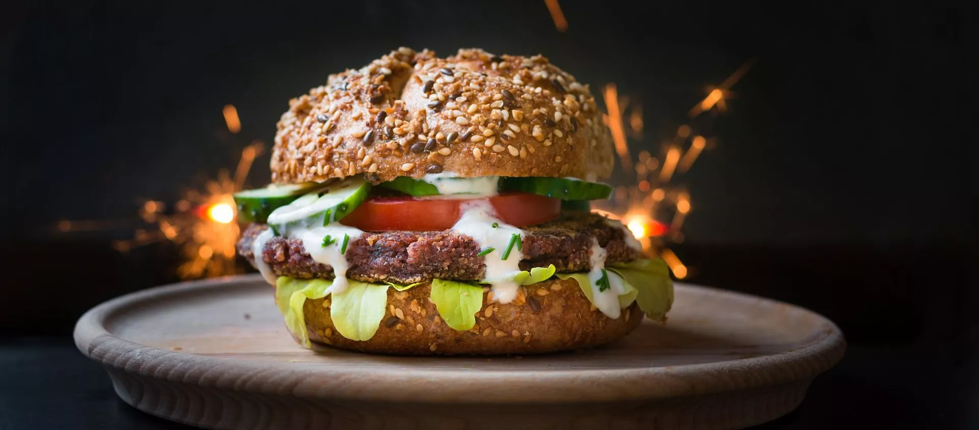 Una hamburguesa vegetariana Una hamburguesa vegetariana - Sputnik Mundo, 1920, 09.12.2019