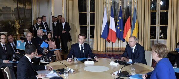 La Cumbre del Cuartero de Normandía en París - Sputnik Mundo
