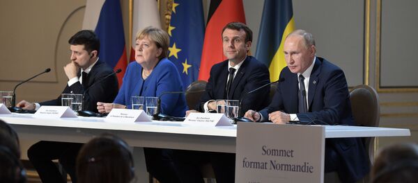 La Cumbre del Cuartero de Normandía en París - Sputnik Mundo