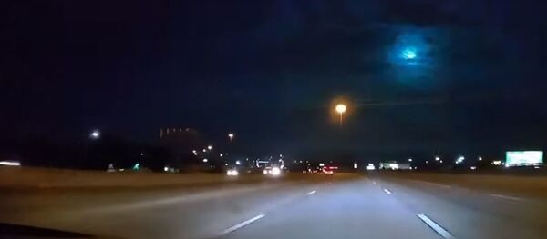 La caída de un meteoro en Austin - Sputnik Mundo