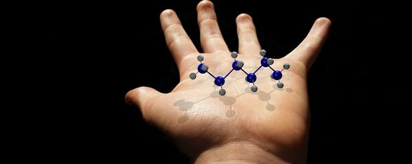 Una molécula (imagen referencial) - Sputnik Mundo