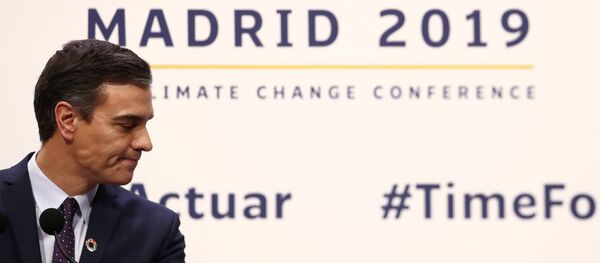 Pedro Sánchez, presidente en funciones del Gobierno de España - Sputnik Mundo