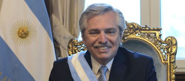 Alberto Fernández, presidente de Argentina - Sputnik Mundo