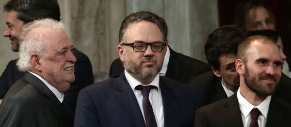 El ministro de Economía de Argentina, Martín Guzmán, junto al ministro de Desarrollo Productivo, Matías Kulfas - Sputnik Mundo