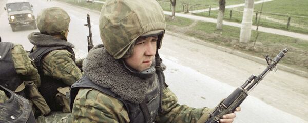 Soldado ruso en Chechenia - Sputnik Mundo
