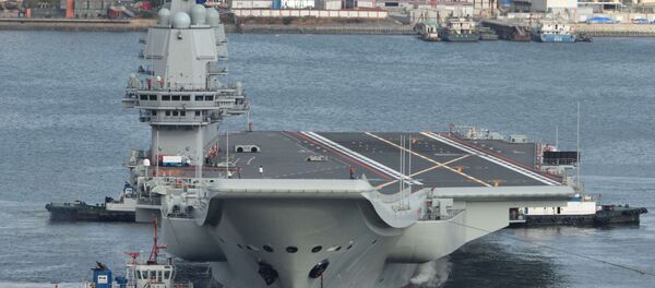 El primer portaviones construido en China (archivo) - Sputnik Mundo