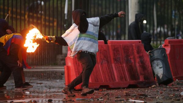 Protestas en Colombia - Sputnik Mundo