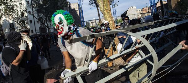 Protestas en Chile - Sputnik Mundo