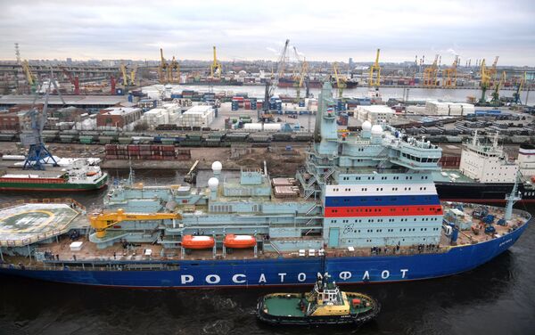 El rompehielos nuclear ruso Arktika - Sputnik Mundo