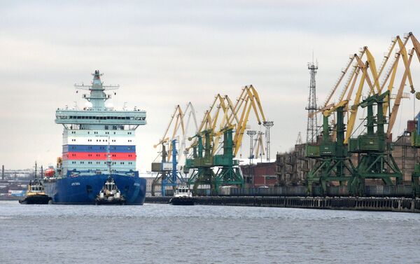 El rompehielos nuclear ruso Arktika - Sputnik Mundo