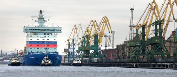 El rompehielos nuclear ruso Arktika El rompehielos nuclear ruso Arktika - Sputnik Mundo