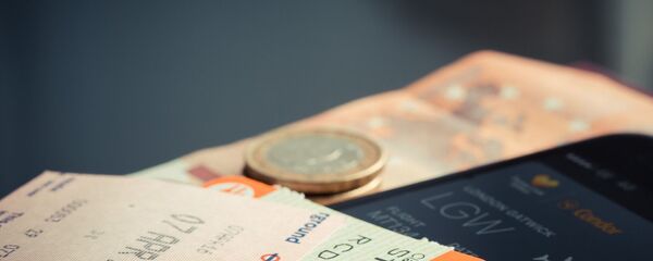 Pasajes de avión (imagen referencial) - Sputnik Mundo