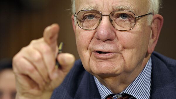 Paul Volcker, expresidente del banco central de EEUU  - Sputnik Mundo