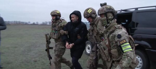 Los agentes del Servicio Federal de Seguridad ruso durante una operación (archivo) - Sputnik Mundo