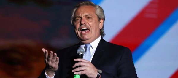 Alberto Fernández, el presidente de Argentina - Sputnik Mundo