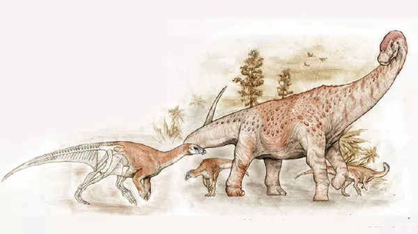 Hallan un dinosaurio que puede explicar cómo era 'el fin del mundo' en la prehistoria Hallan un dinosaurio que puede explicar cómo era 'el fin del mundo' en la prehistoria - Sputnik Mundo
