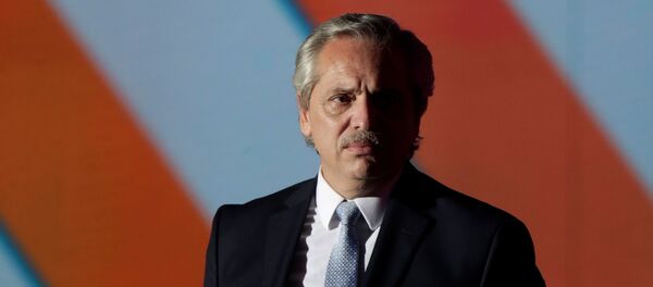Alberto Fernández, presidente de Argentina - Sputnik Mundo