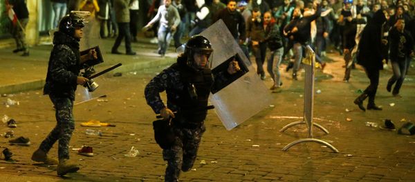 Protestas en Beirut, Líbano Protestas en Beirut, Líbano - Sputnik Mundo