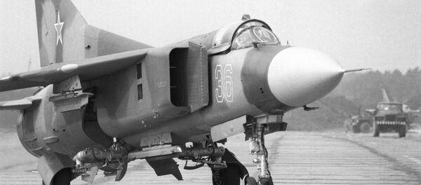 Un caza MiG-23 (archivo) - Sputnik Mundo