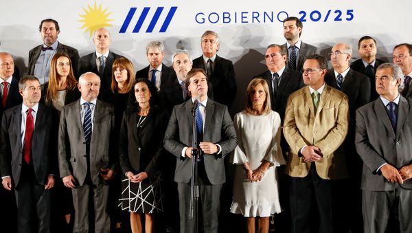 Luis Lacalle Pou, el presidente de Uruguay, anuncia su gabinete Luis Lacalle Pou, el presidente de Uruguay, anuncia su gabinete - Sputnik Mundo