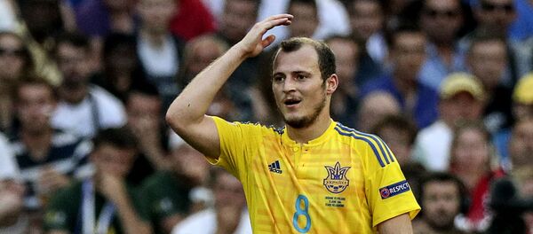 El futbolista ucraniano Román Zozulya - Sputnik Mundo