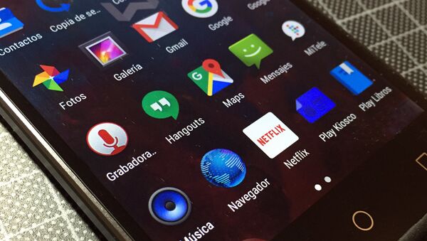 Un teléfono Android (imágen referencial) - Sputnik Mundo