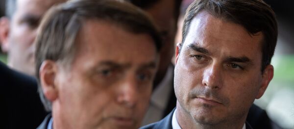Flávio Bolsonaro, hijo de Jair Bolsonaro y senador de Brasil - Sputnik Mundo