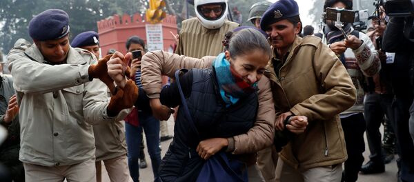 Protestas en la India - Sputnik Mundo