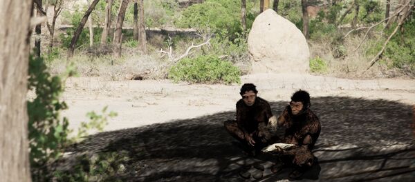 Homo erectus, ilustración - Sputnik Mundo