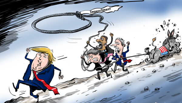 El 'burro' republicano no permitirá a los demócratas apretar la horca sobre el cuello de Trump El 'burro' republicano no permitirá a los demócratas apretar la horca sobre el cuello de Trump - Sputnik Mundo