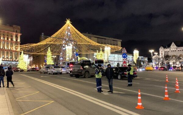 El lugar del tiroteo en el centro de Moscú - Sputnik Mundo