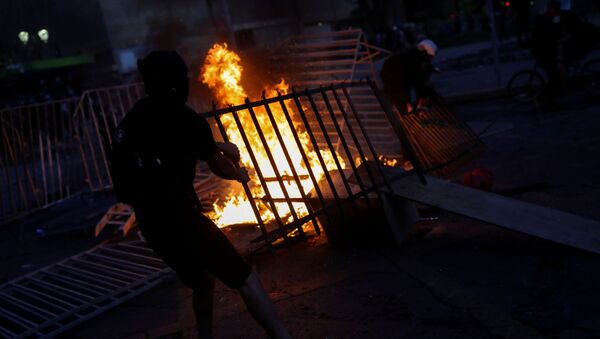 Protestas en Chile - Sputnik Mundo