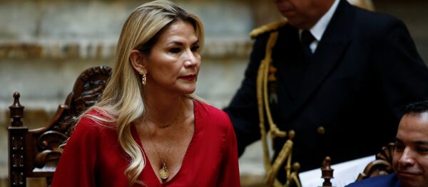 Jeanine Áñez, presidenta de facto de Bolivia - Sputnik Mundo