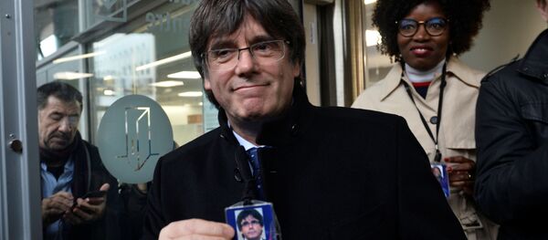 Carles Puigdemont, expresidente catalán Carles Puigdemont, expresidente catalán - Sputnik Mundo