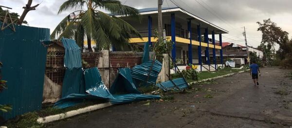 Consecuencias del tifón Ursula en Filipinas  - Sputnik Mundo