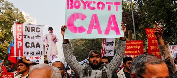 Protestas en la India - Sputnik Mundo