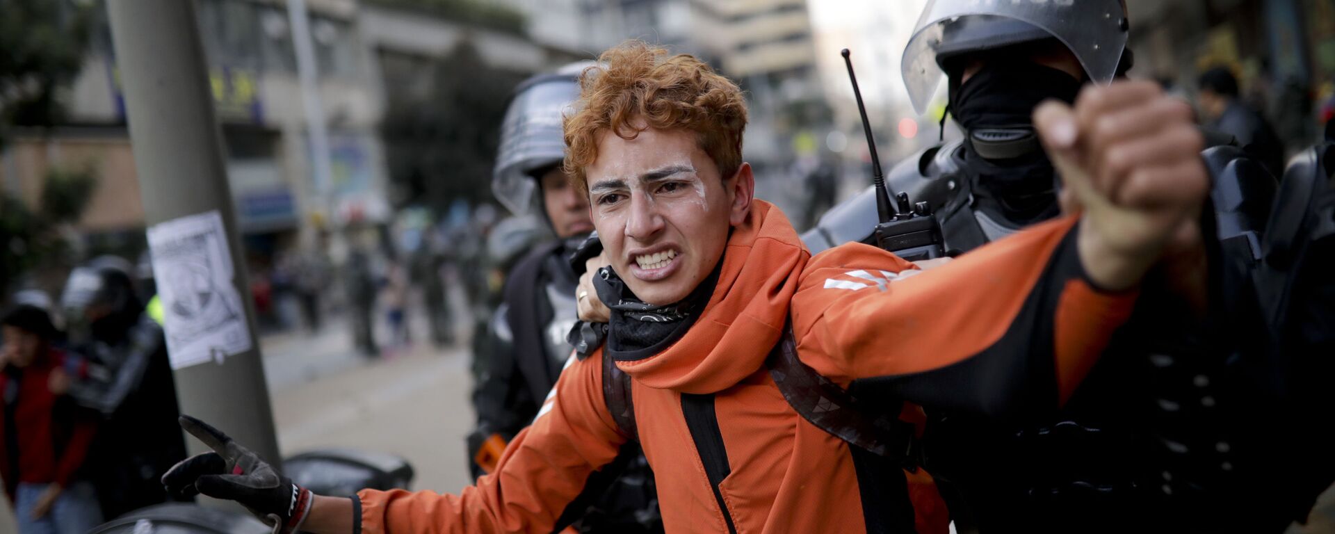 Protestas antigubernamentales en Bogotá (Colombia) - Sputnik Mundo, 1920, 29.12.2021