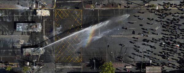 Protestas antigubernamentales en Chile - Sputnik Mundo