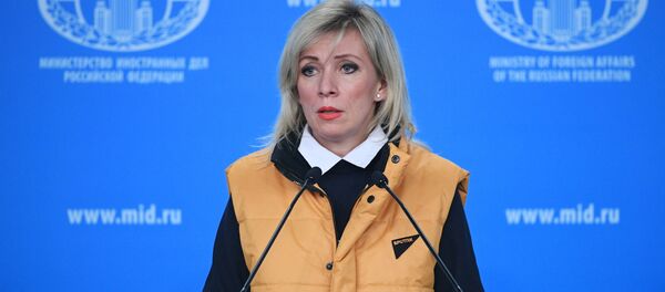 La portavoz de la Cancillería de Rusia, María Zajárova - Sputnik Mundo
